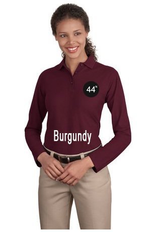 44N Port Authority® Ladies Long Sleeve Silk Touch™ Polo. L500LS