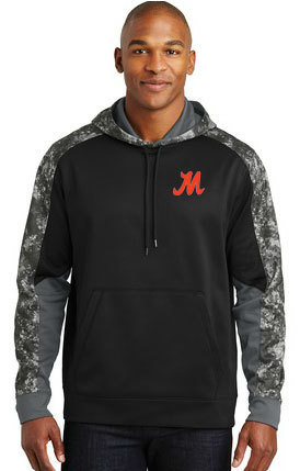 Sport-Tek® Sport-Wick® Mineral Freeze Fleece Colorblock Hooded Pullover. ST231