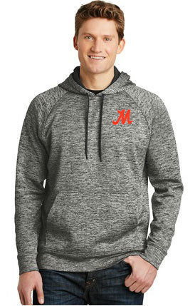 Sport-Tek® PosiCharge® Electric Heather Fleece Hooded Pullover. ST225.