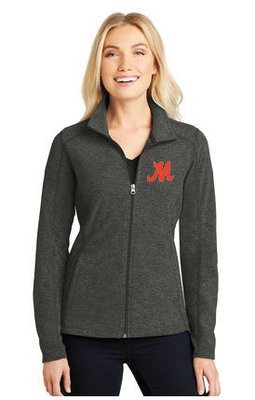 Port Authority® Heather Microfleece Full-Zip Jacket. L235.