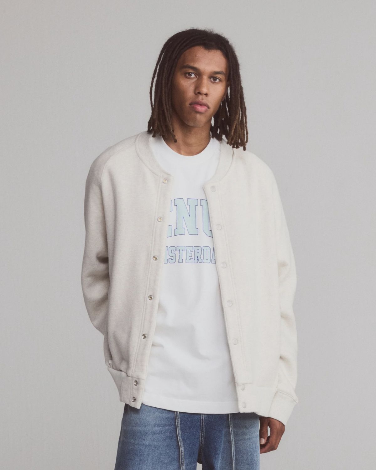 Tenue Reeves Snap Cardigan Sand