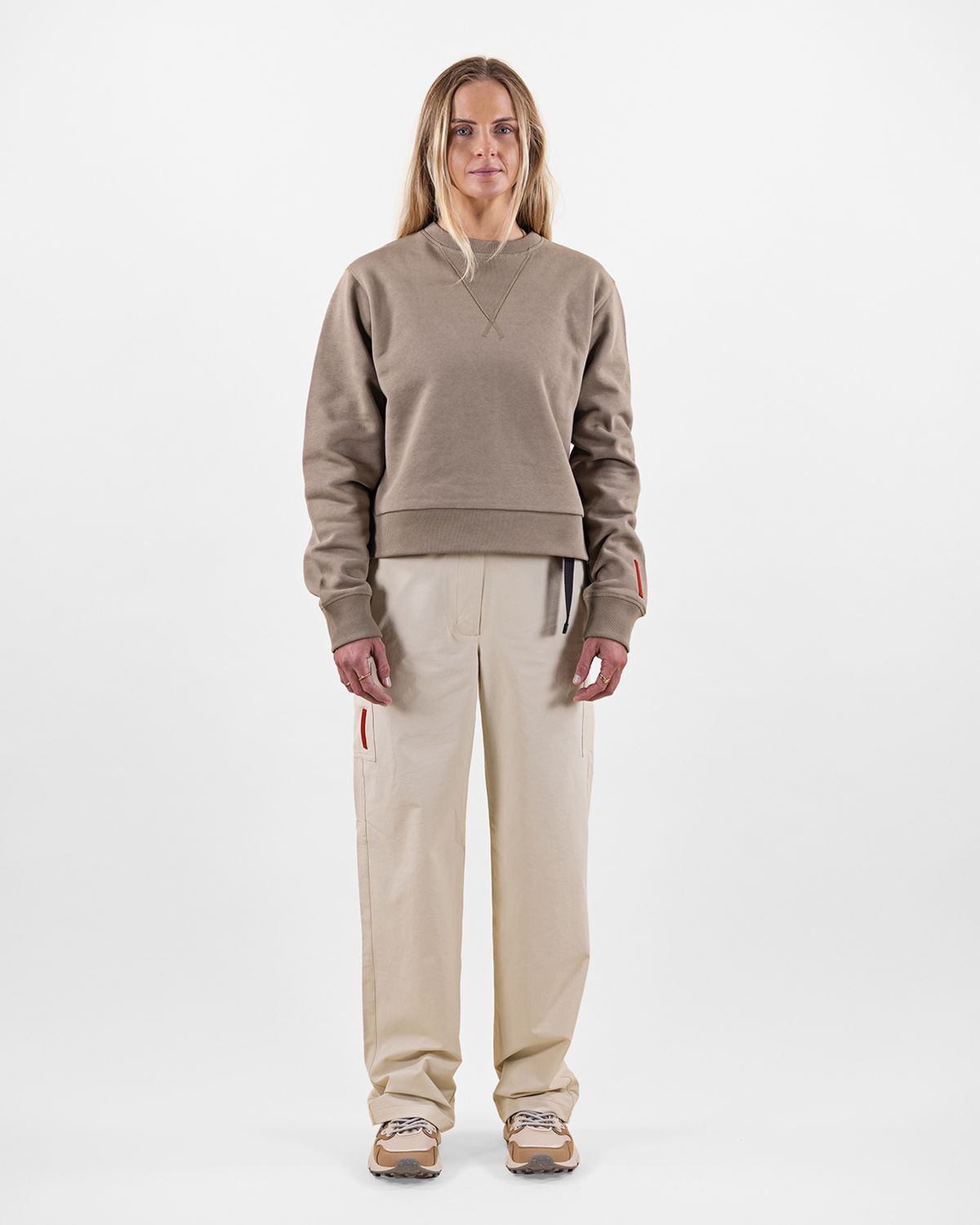 Mountain Studio W. ORGANIC COTTON CREW Brindle