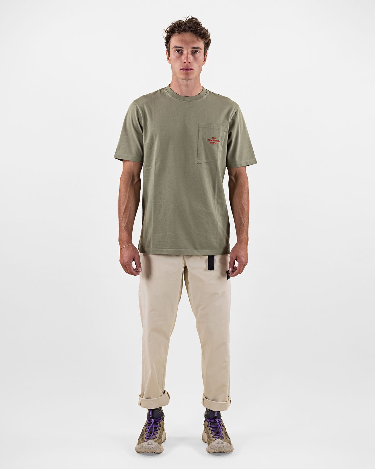 Mountain Studio POCKET T-SHIRT Deep Lichen Green