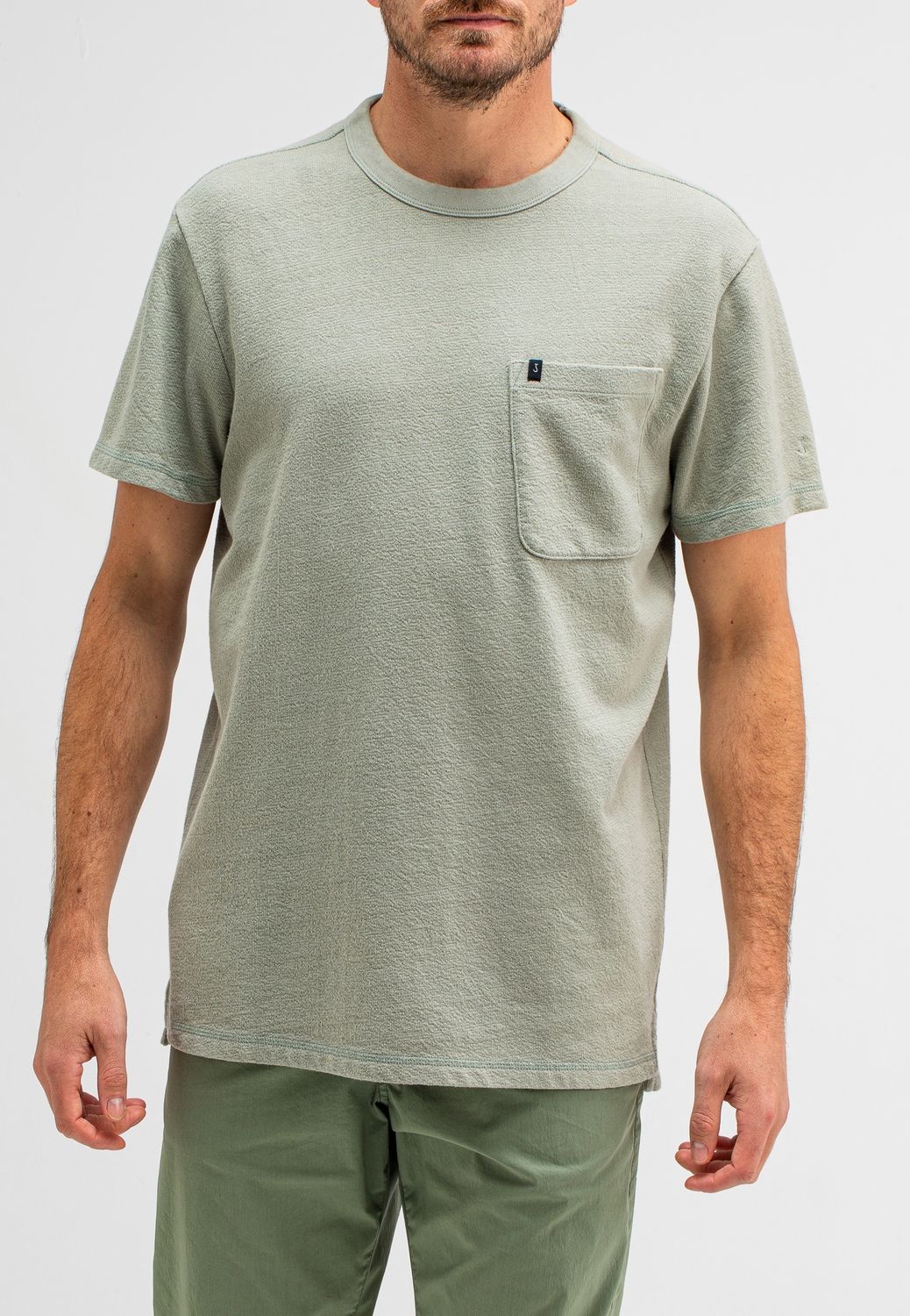 Butcher of Blue Adrien Loose Pkt Tee Dk. Delphi Green