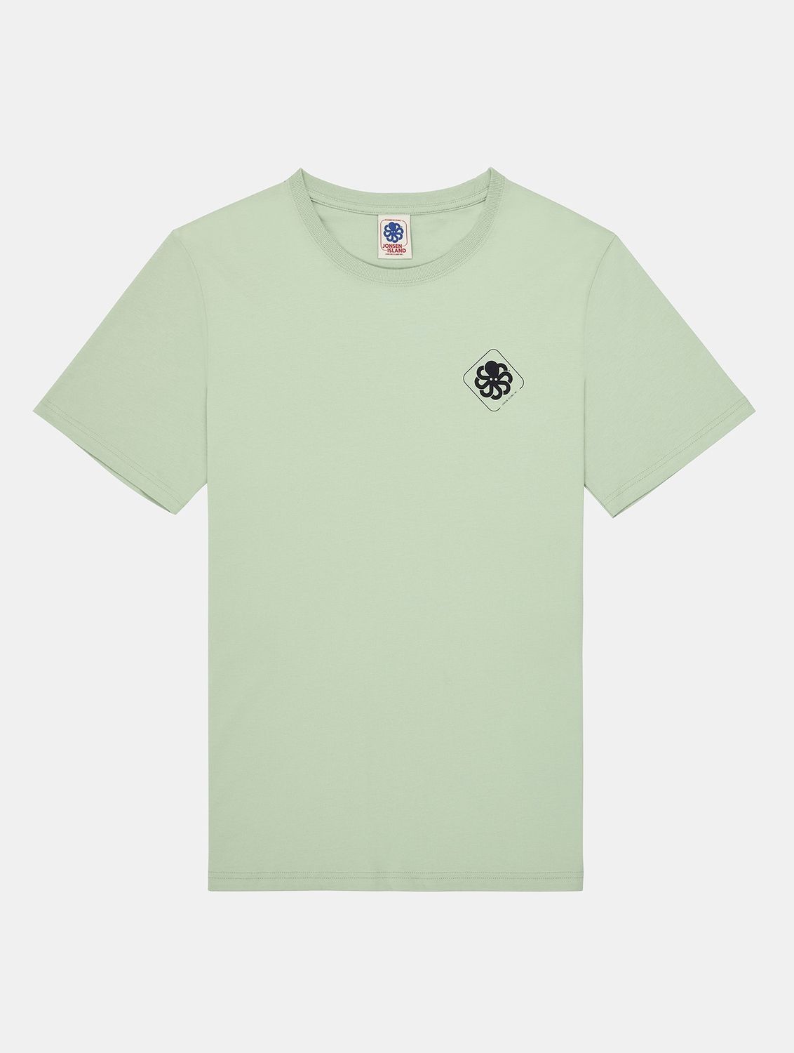 Jonsen Island T-SHIRT CLASSIC BIG LABEL CAM GREEN