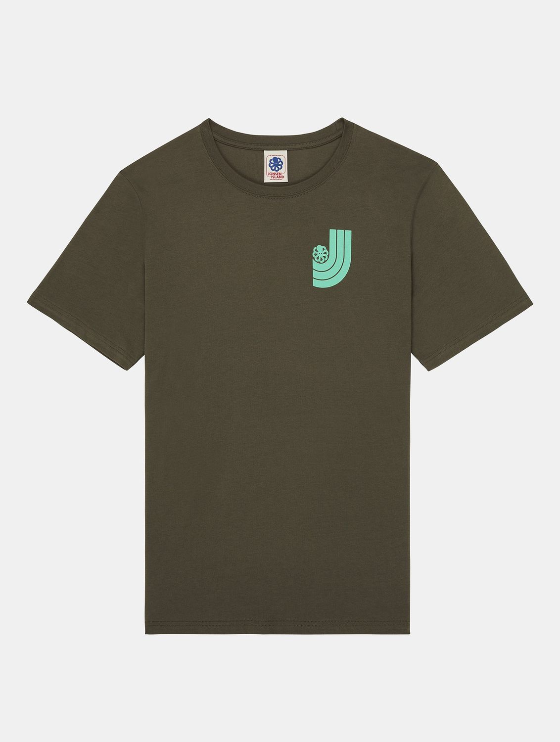 Jonsen Island T-SHIRT CLASSIC DOUBLE J CHOCOLATE