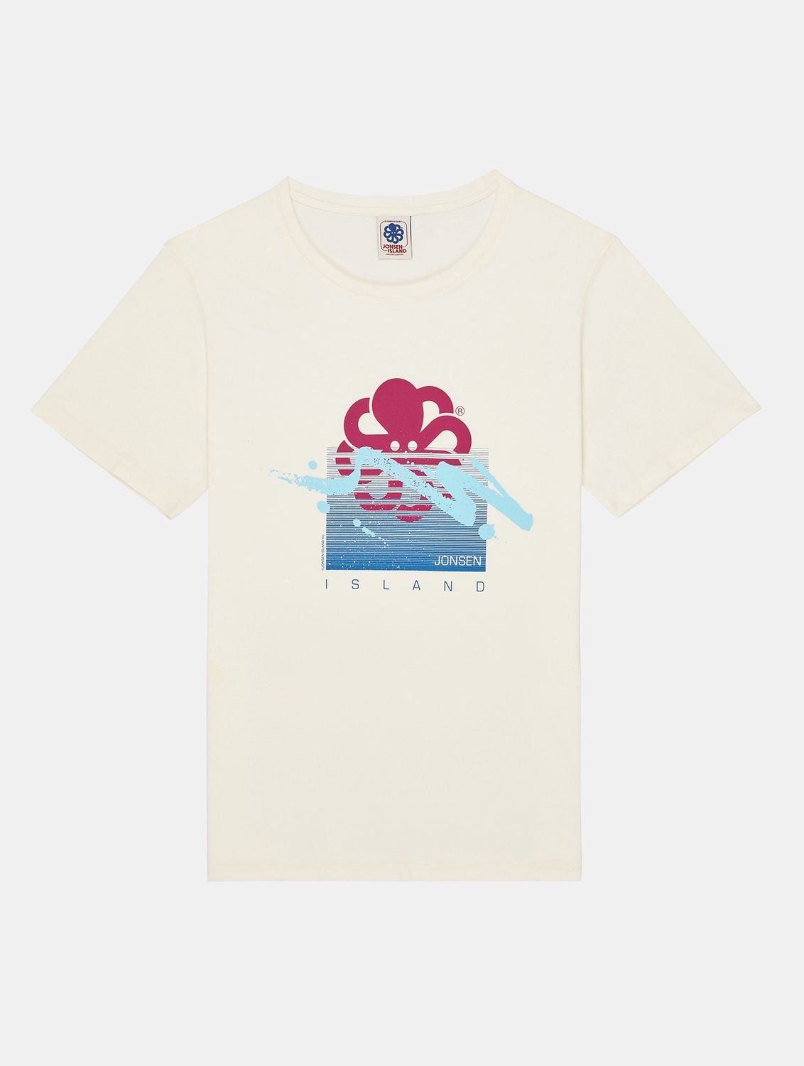Jonsen Island T-SHIRT CLASSIC MENPHIS 2 COCONUT