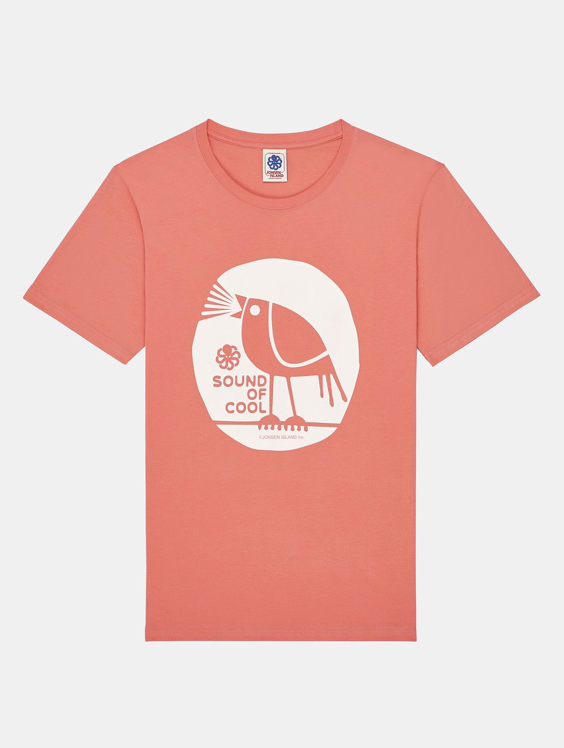 Jonsen Island T-SHIRT CLASSIC SOUND OF COOL PEACH