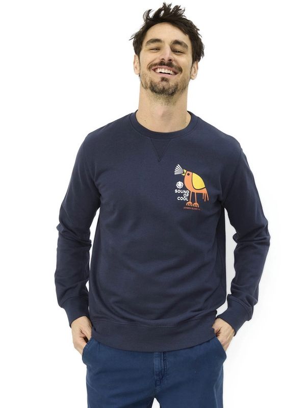 Jonsen Island SWEAT FALCO CLASSIC SOUND OF COOL NAVY