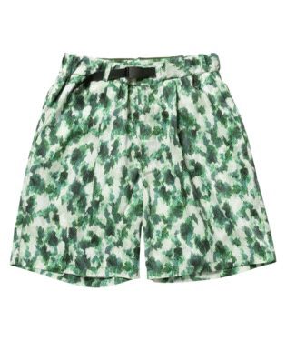 Snow Peak Printed Breathable Quick Dry Shorts Green