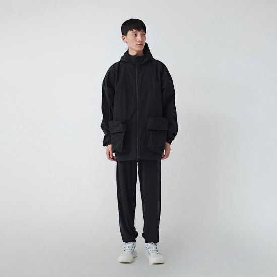 Snow Peak Nylon Tussah Jacket Black