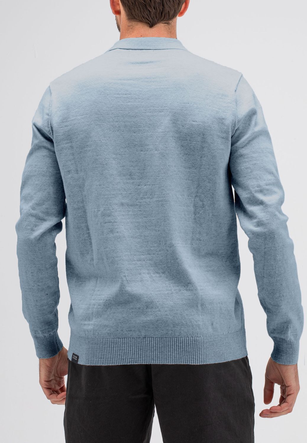 Butcher of Blue Lt Clifden P L/S Lagoon Blue