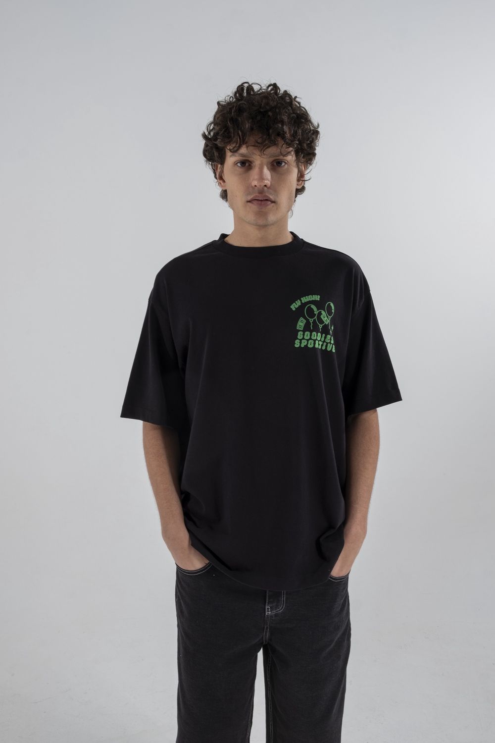Goodies Sportive 270G MONEY BLACK TEE