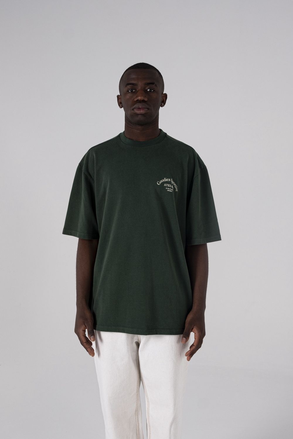 Goodies Sportive 250G PREMIUM GREEN TEE STONE WASH