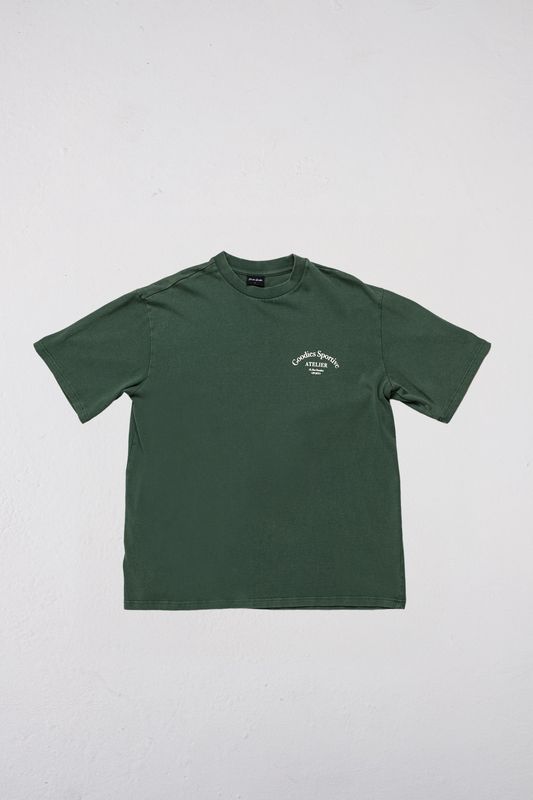 Goodies Sportive 250G PREMIUM GREEN TEE STONE WASH