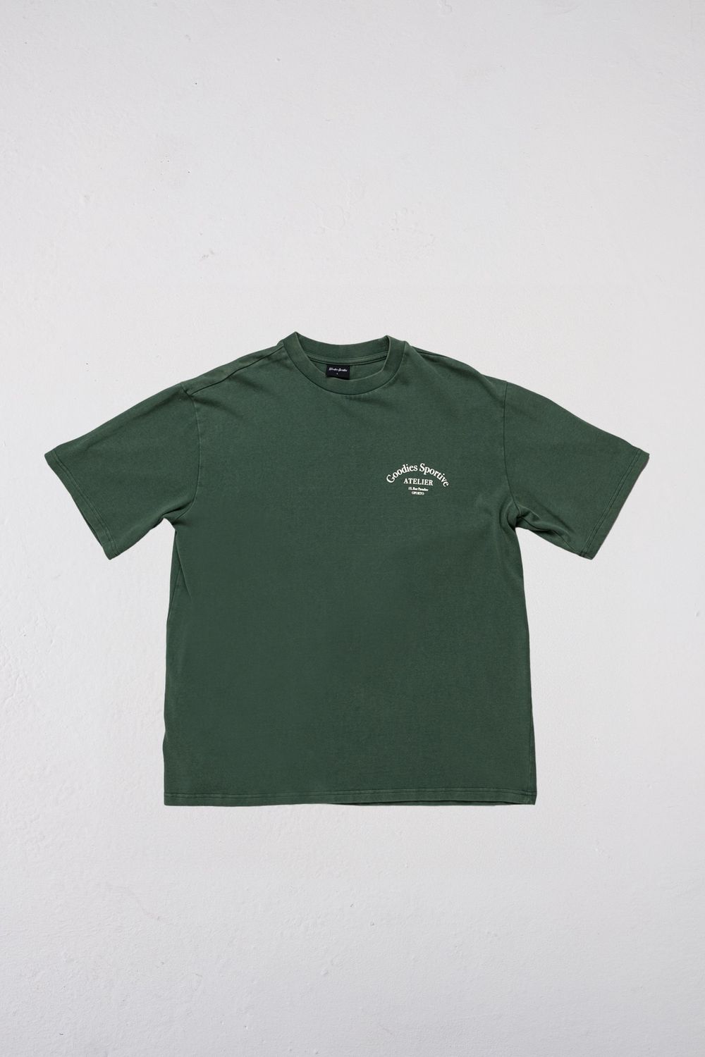 Goodies Sportive 250G PREMIUM GREEN TEE STONE WASH