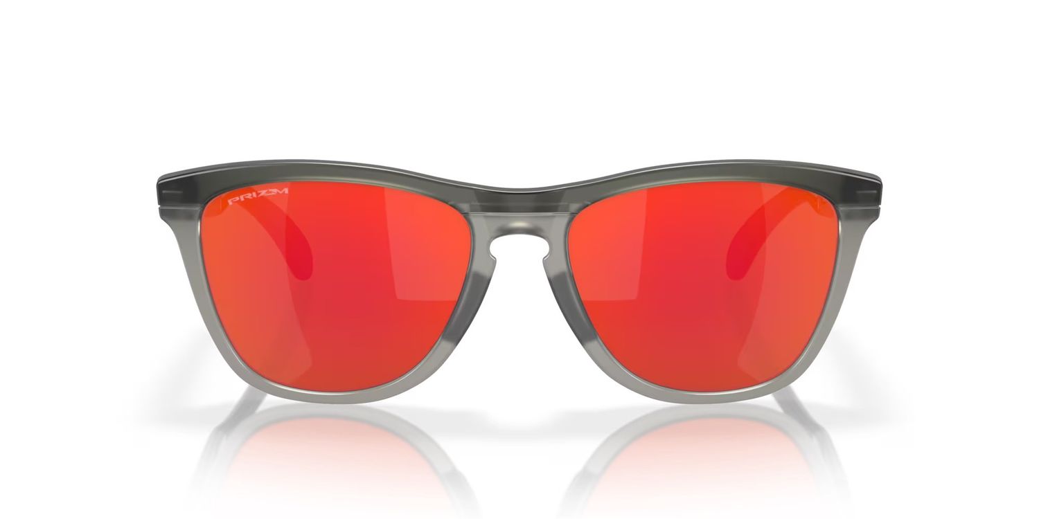 Oakley Frogskins Range Prizm Ruby Glazen,  Matte Grey Smoke/Grey Ink Montuur