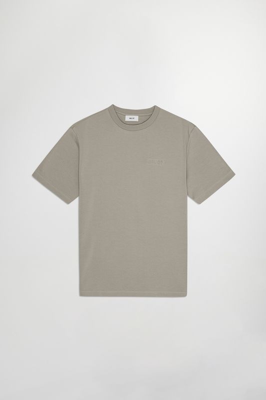 NN07 Nat SS Logo Tee 3457 Sage Green