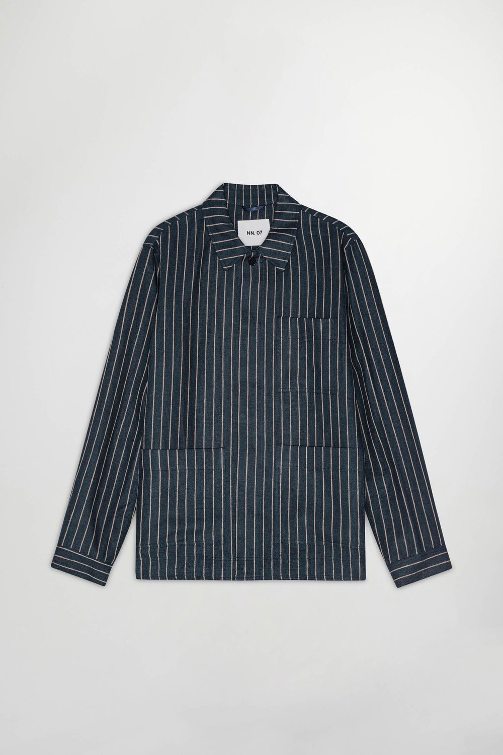 NN07 Olav 1455 Navy Stripe