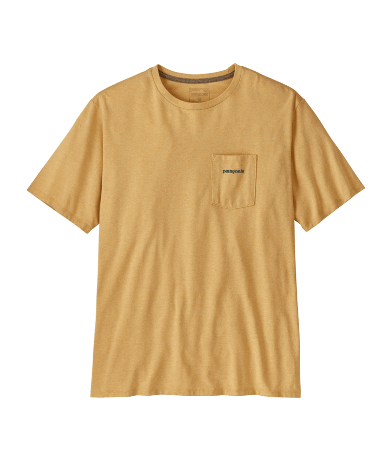 Patagonia M&#39;s Boardshort Logo Pocket Responsibili-Tee BWX