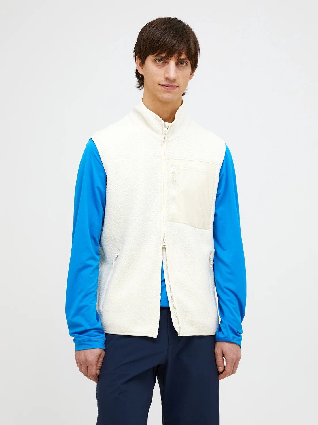 Peak Performance M Pile Vest-VINTAGE WHITE