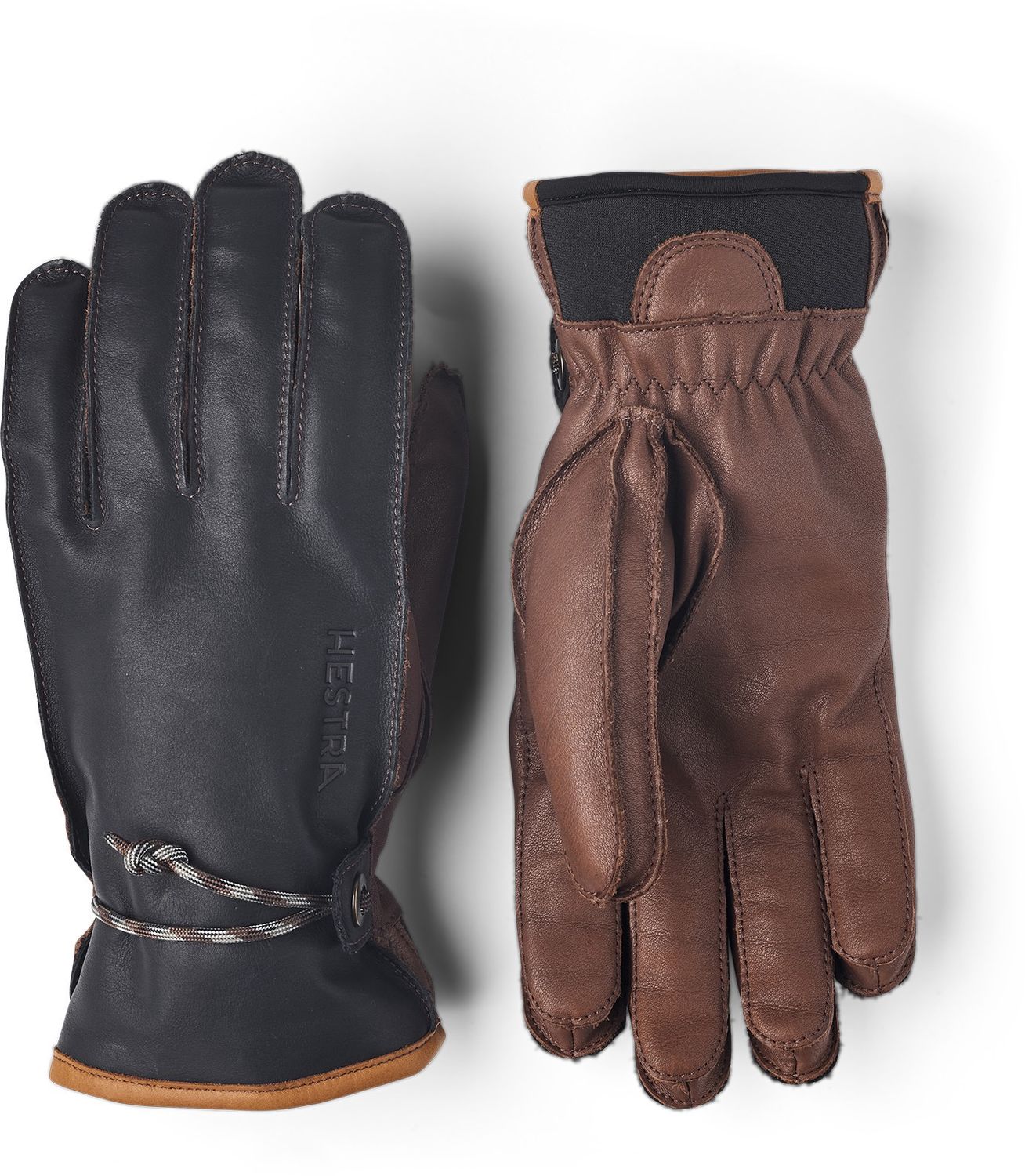 Hestra Wakayama - 5 finger Navy/Brown