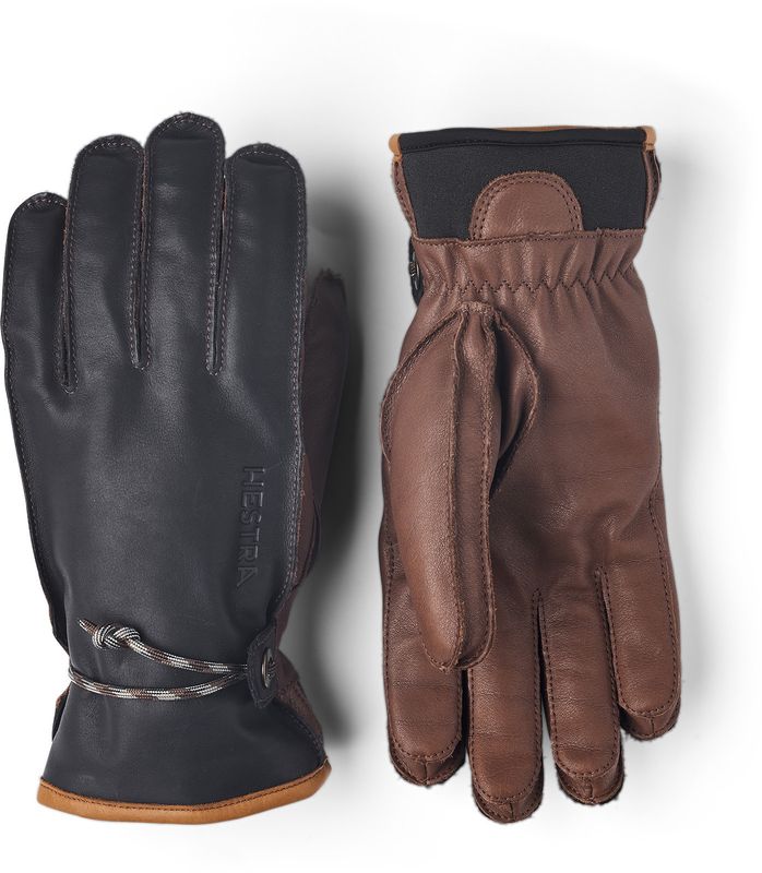Hestra Wakayama - 5 finger Navy/Brown