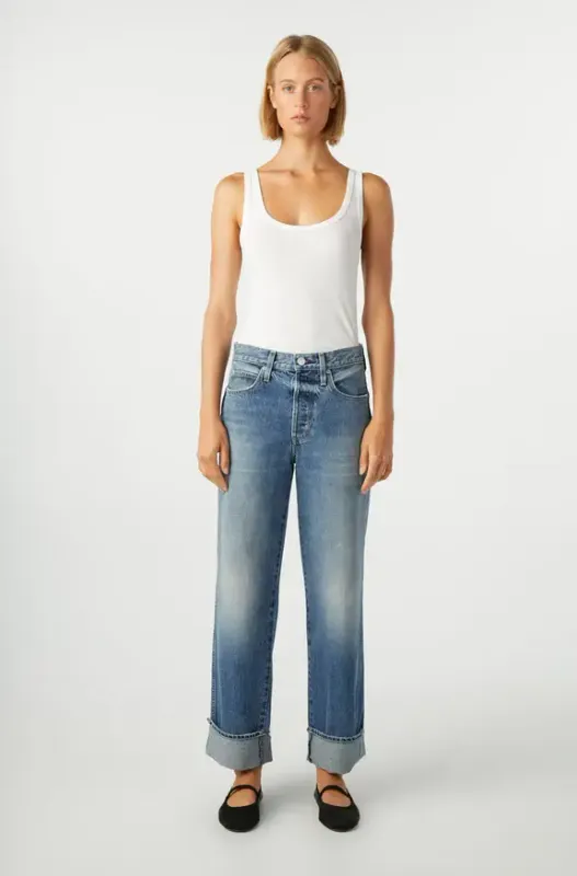 AMO Sonia Cuffed Straight Leg