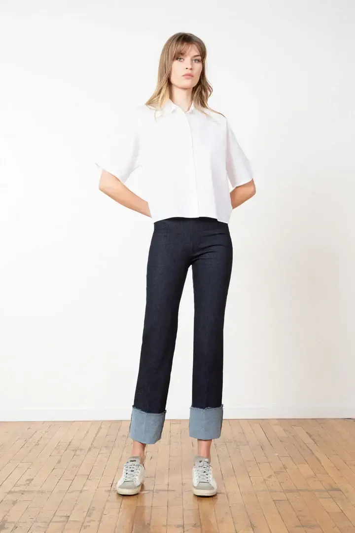 Avenue Montaigne Bonnie Dark Denim Pant