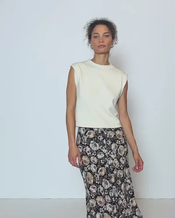 Nation Mae Rolled Sleeve Tank