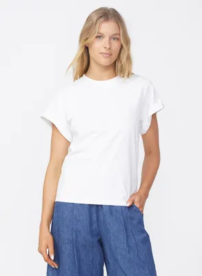 Stateside Cloud Jersey Oversized T-Shirt Paper