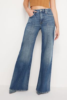 Good American Good Waist Palazzo Indigo659