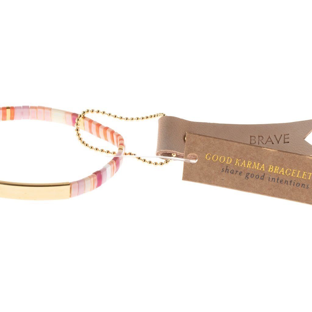   Scout Good Karma Miyuki Bracelet , Color: Brave-Pink, Size: One Size