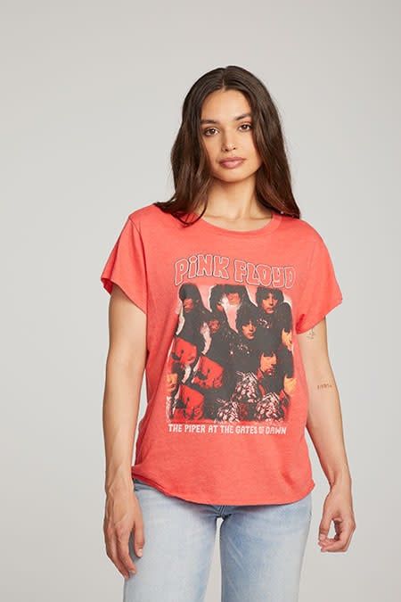 Chaser The Piper Tee Pink Floyd, Color: Flame, Size: XS
