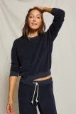 PWT Saylor Loop Terry Sweatshirt, Color: Navy, Size: XS