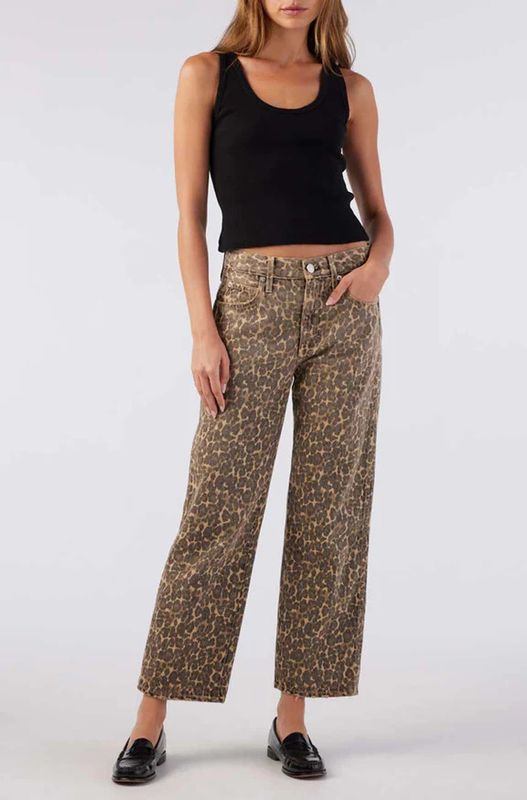 AMO Billie Straight Leg Leopard