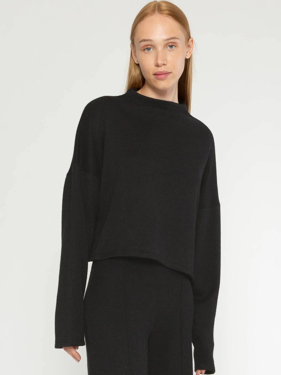 Ripley Rader Sweater Knit Funnel Neck Top