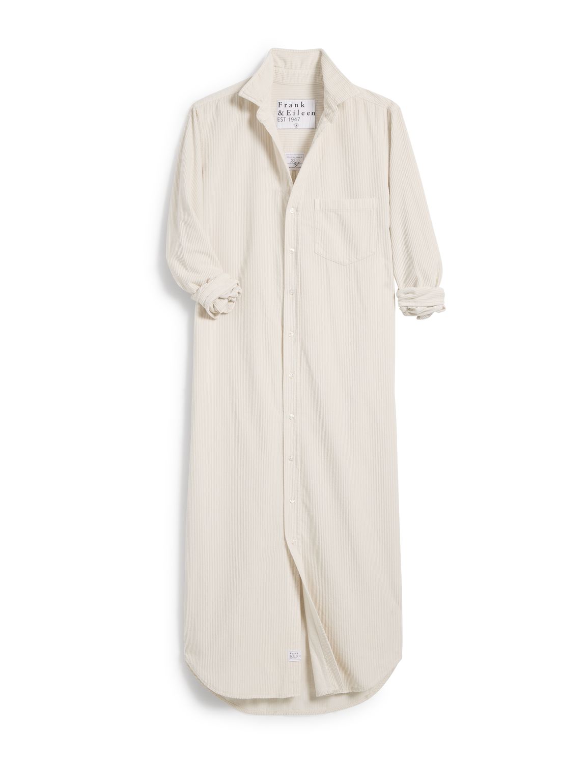 Frank &amp; Eileen Rory Maxi Shirt Dress VW Cord