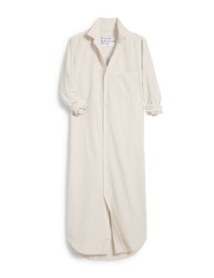 Frank &amp; Eileen Rory Maxi Shirt Dress VW Cord