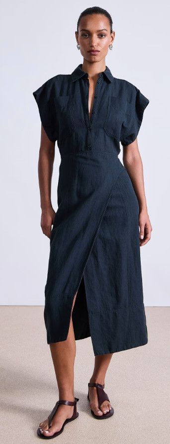 A Piece Apart Yelena Wrap Dress