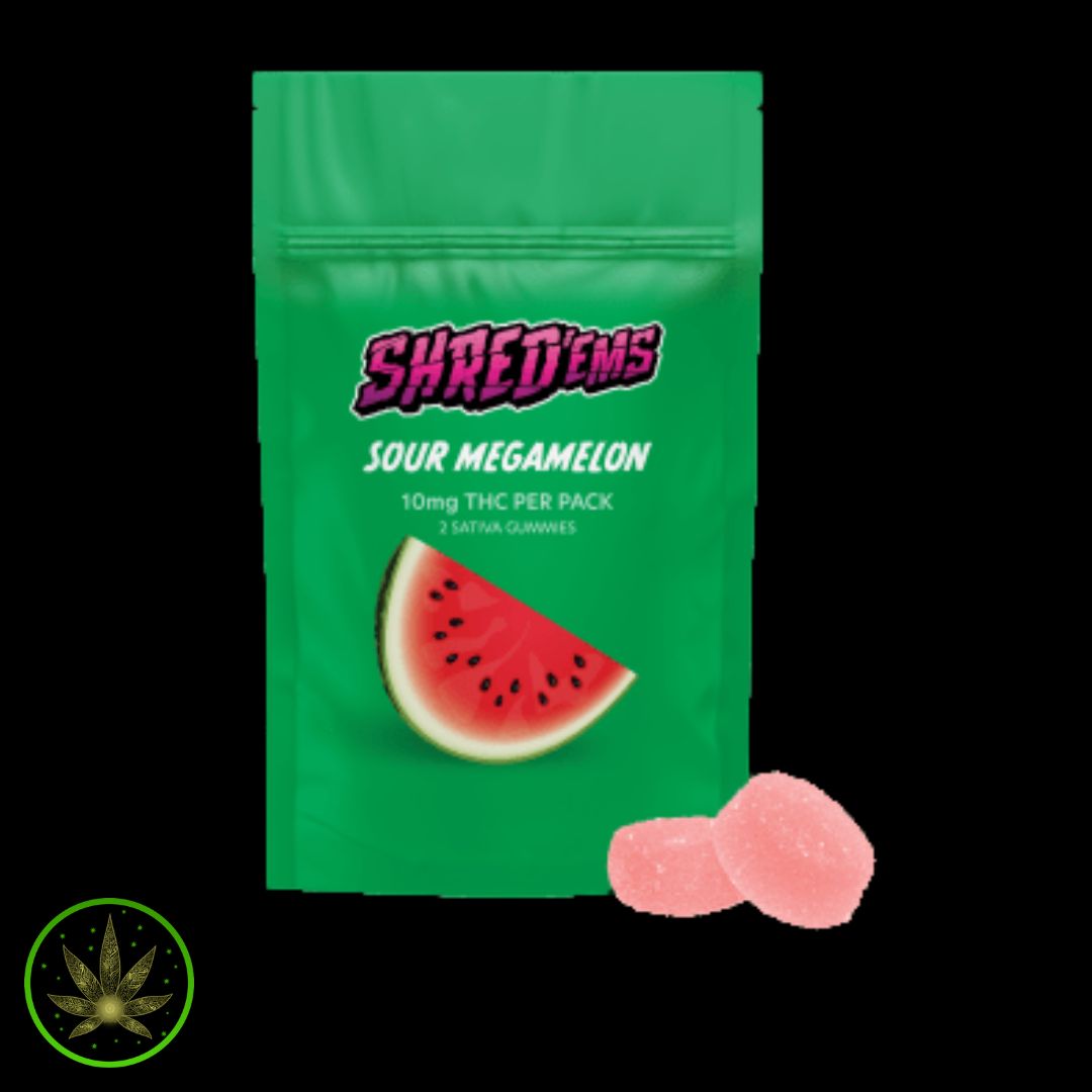 Sour Megamelon, SHRED'EMS (2/pk) Soft Chews