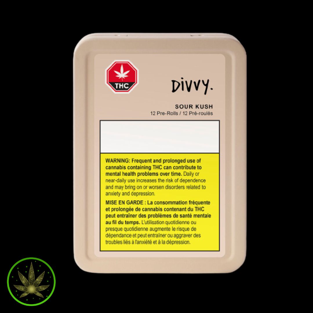 Sour Kush Mini's, Divvy (12x0.35g) Pre-Rolls
