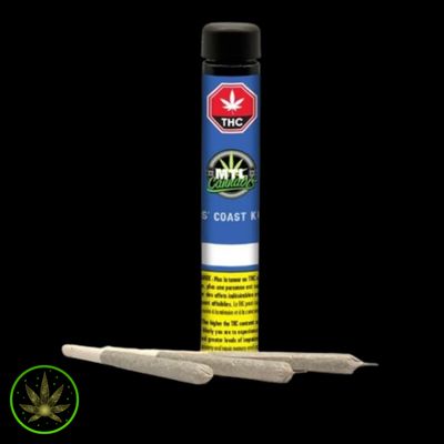 Wes' Coast Kush, MTL Cannabis (3x0.5g) Pre-Rolls