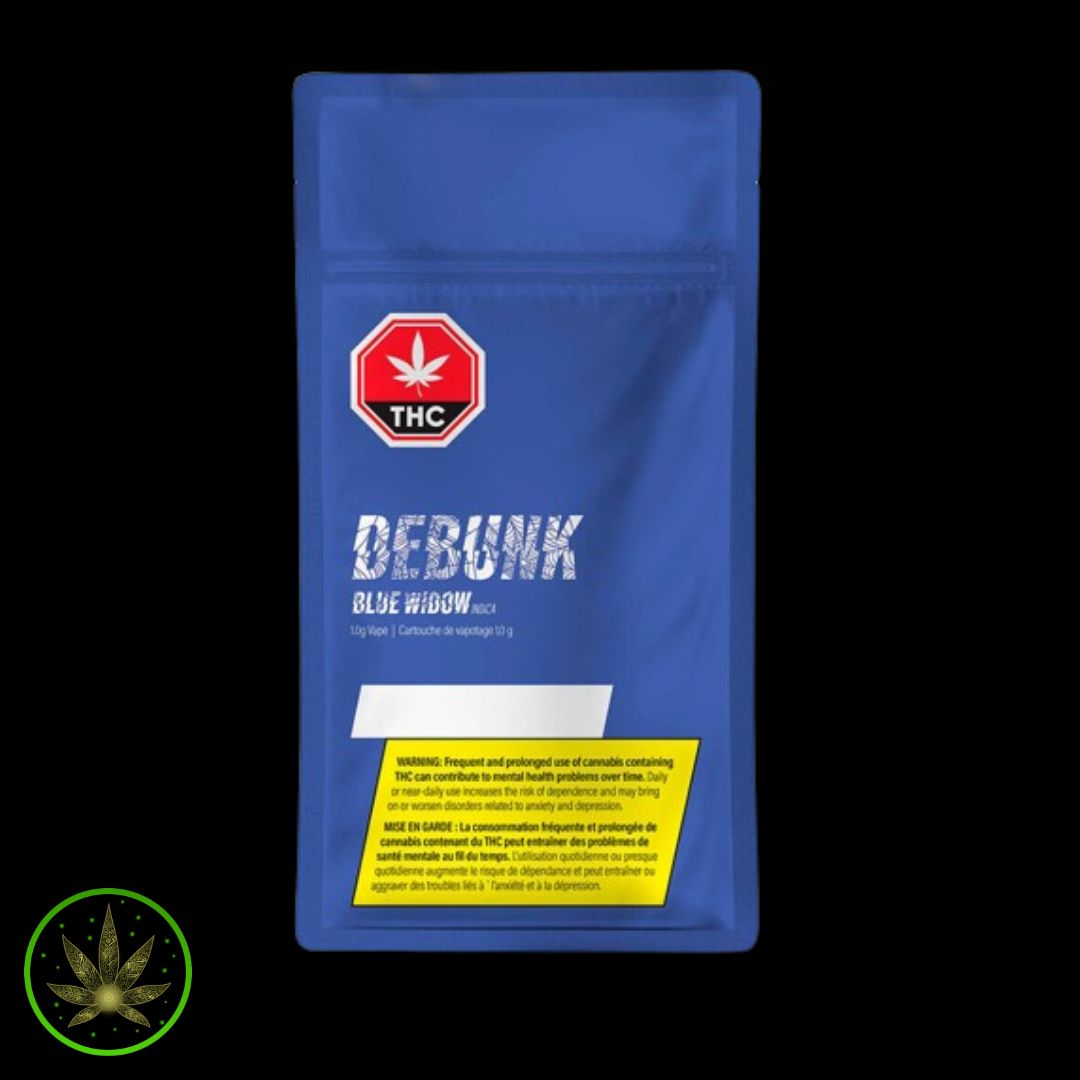 Blue Widow Indica, Debunk (1.0g) PVC