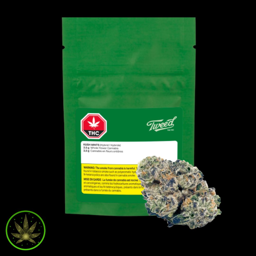 Kush Mints, Tweed (3.5g) Dried Flower