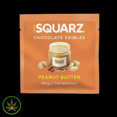 Full Spectrum THC Chocolate- Peanut Butter, Token Pieces (10g) Chocolate