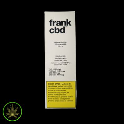 CBD 100mg, frank cbd (28.4g) Oil