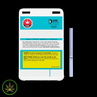 Pineapple Express Electric Dartz, Dab Bods (10x0.4g)  Super Slim Pre-Rolls