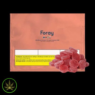 CBD Blood Orange, Foray Edi's(30x20mg) Soft Chews