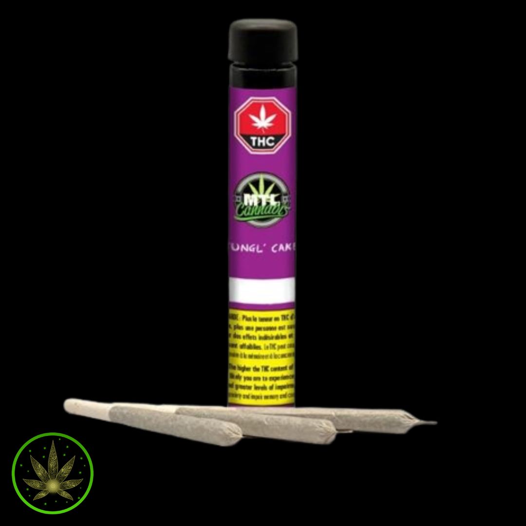 Jungl' Cake, MTL Cannabis (3x0.5g)  Pre-Rolls